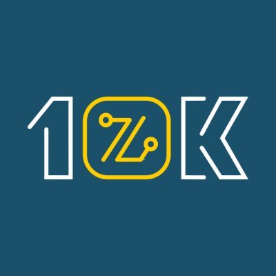 10K X logo